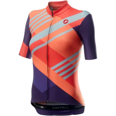 Castelli Talento W Koszulka rowerowa damska multicolor brilliant pink