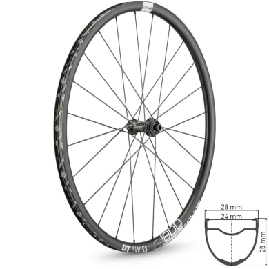 DT Swiss G 1800 Spline 25 Koło przednie Gravel 28" disc Center lock