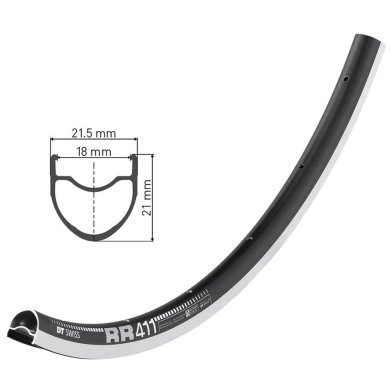 DT Swiss RR 411 Obręcz rowerowa szosowa 700C V-brake