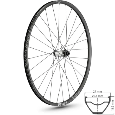 DT Swiss X 1700 Spline Koło przednie 27,5" disc Center lock