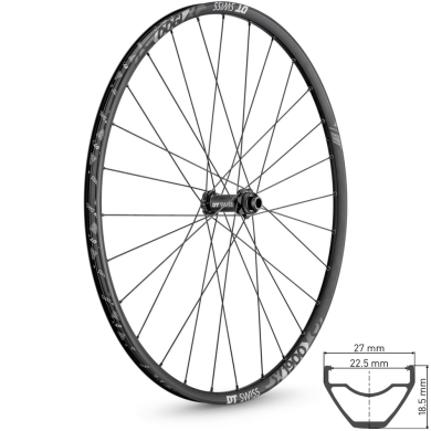 DT Swiss X 1900 Spline 22,5 Koło przednie 29" disc Center lock