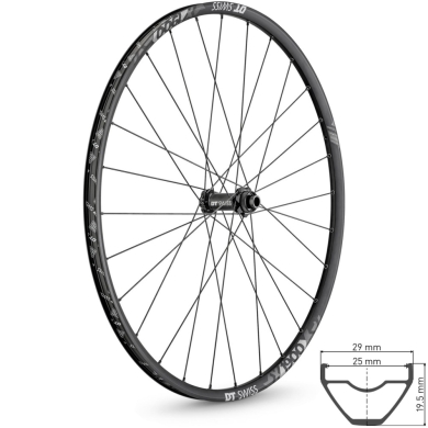 DT Swiss X 1900 Spline 25 Koło przednie 29" disc Center lock