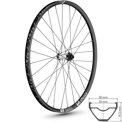 DT Swiss M 1700 Spline 25 Koło przednie 29 disc Center lock