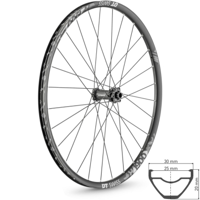 DT Swiss H 1900 Spline 25 Koło przednie eMTB 27,5" disc 6 śrub