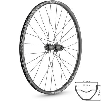 DT Swiss H 1900 Spline 25 Koło tylne eMTB 27,5" disc 6 śrub