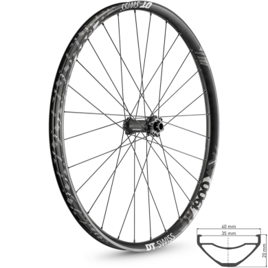 DT Swiss H 1900 Spline 35 Koło przednie eMTB 27,5" disc 6 śrub