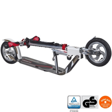 Hulajnoga Hudora Big Wheel Air 205 srebrna