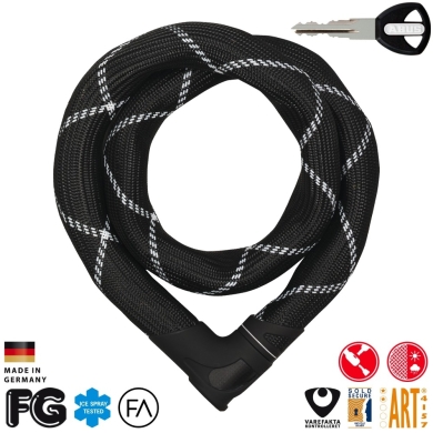Łańcuch Abus Iven 8210 czarny