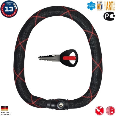 Łańcuch Abus Iven 9210 czarny