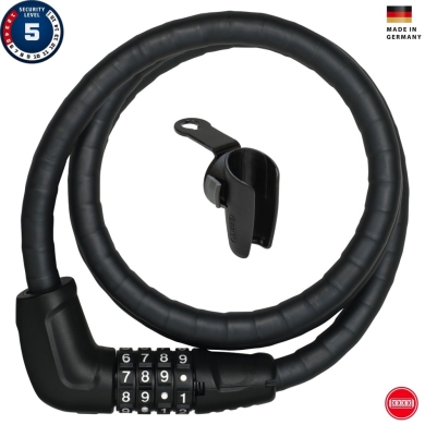 Zapięcie Abus Tresorflex 6615C czarne + SCLL