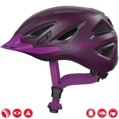 Kask rowerowy Abus Urban-I 3.0 fioletowy