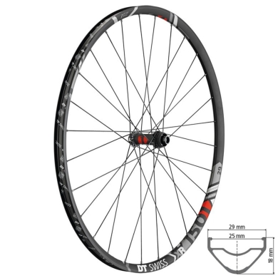 DT Swiss XR 1501 Spline 25 Koło przednie 29" disc Center lock