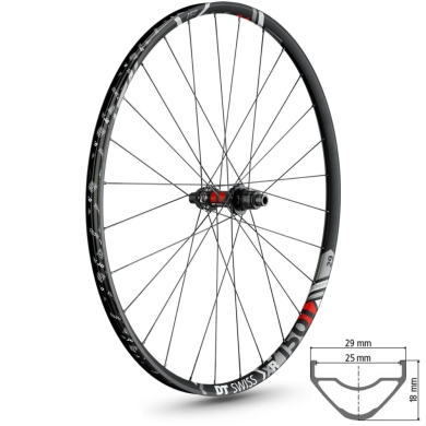 DT Swiss XR 1501 Spline 25 Koło tylne 29" 12x142mm disc Center lock