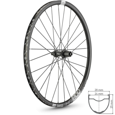 DT Swiss HG 1800 Spline 25 Koło tylne 650B disc Center Lock