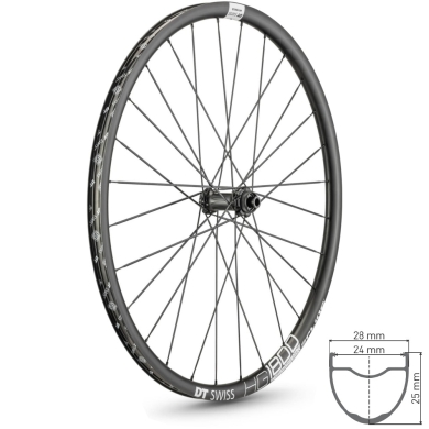 DT Swiss HG 1800 Spline 25 Koło przednie 700C gravel disc Center Lock