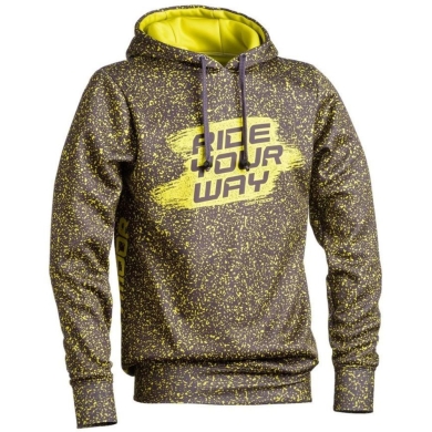 Bluza Dartmoor Ride Your Way grafitowo-żółta