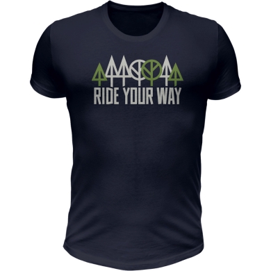 Koszulka Dartmoor Ride Your Way ciemnografitowa