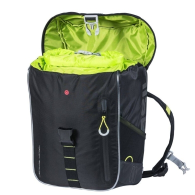 Plecak Basil Miles Daypack Nordlicht Hook On LED 17L czarny