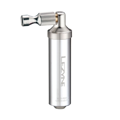 Lezyne Alloy Drive CO2 Pompka ręczna + 1x nabój gazowy srebrna
