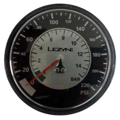 Manometr do pompki podłogowej Lezyne 220 PSI 3,5"