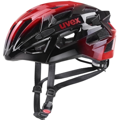 Kask rowerowy Uvex Race 7 czarno-czerwony
