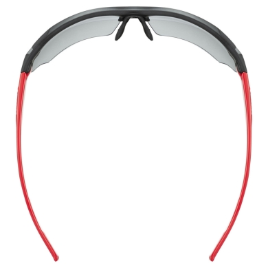 Okulary Uvex Sportstyle 802 V czarno czerwone