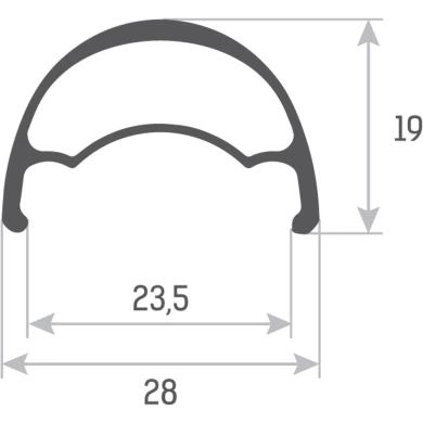 Accent Race 29" Obręcz MTB tubeless ready 32H