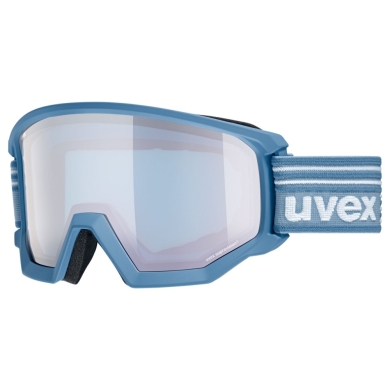 Gogle narciarskie Uvex Athletic FM niebiesko-szare