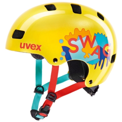 Kask rowerowy orzech Uvex Kid 3 żółty