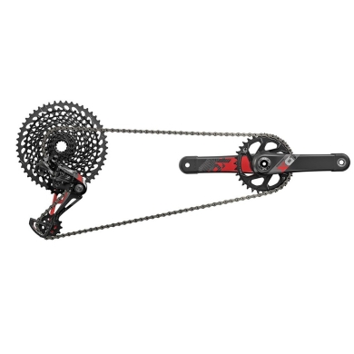 SRAM X01 Eagle DUB 175mm 32T Grupa osprzętu czarno czerwona