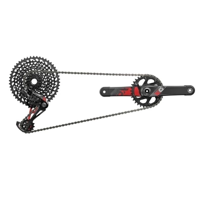 SRAM X01 Eagle Boost DUB 175mm 32T Grupa osprzętu czarno czerwona