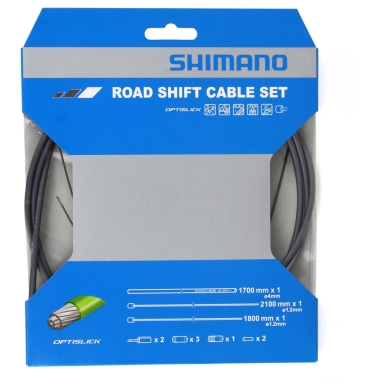 Zestaw linek i pancerzy przerzutki Shimano OT-SP41 Road Optislik szary