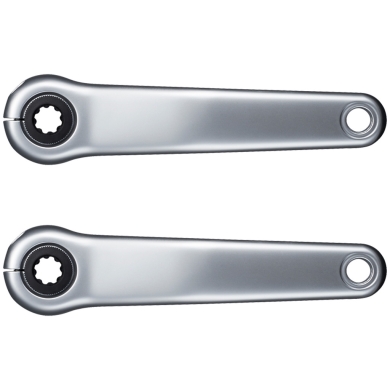 Shimano STEPS FC E6100 Ramiona korby srebrne