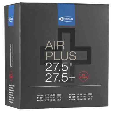 Schwalbe Air Plus Dętka 27.5 i 27.5 plus cala wentyl Presta 40mm