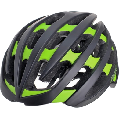 Kask rowerowy ProX No Limit czarno-zielony
