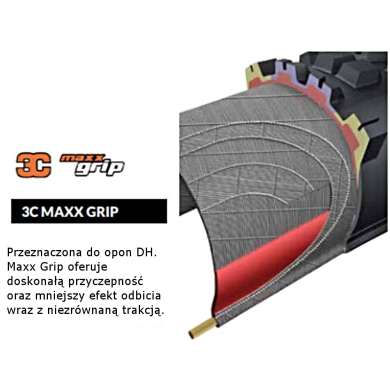 Maxxis Minion DHR II 29x2,40WT 2x60tpi 3CMG Opona bezdętkowa zwijana