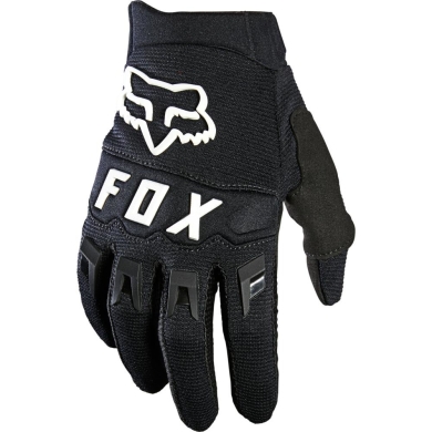 Rękawiczki długie Fox Dirtpaw Junior czarno-białe