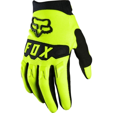 Rękawiczki młodzieżowe Fox Junior Dirtpaw żółte