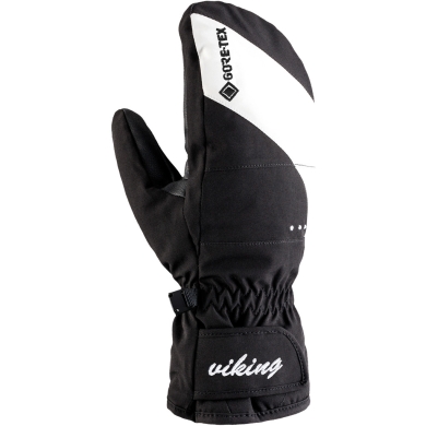 Rękawice narciarskie damskie Viking Sherpa GTX Mitten czarno-białe