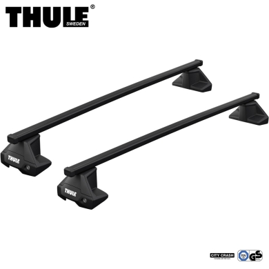 Bagażnik Dachowy Thule SquareBar Evo Ford S-Max 5-dr MPV 2006-2015 szklany dach czarny