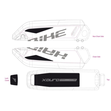 Haibike Naklejki na akumulator Bosch do XDURO Urban/Urban RS