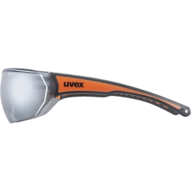 Okulary rowerowe Uvex Sportstyle 204 pomarańczowo-czarne
