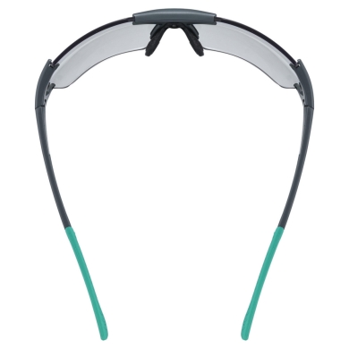 Okulary rowerowe Uvex Sportstyle 803 Race V Small szaro-zielone
