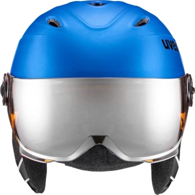 Kask narciarski Uvex Junior Visor Pro niebieski