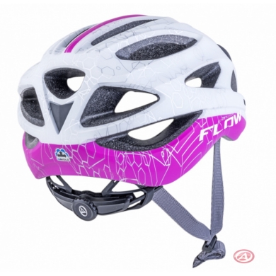 Kask rowerowy Author Flow X9 biało-różowy