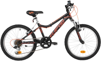 Rower dziecięcy Accent Flip 6-speed 20" czarno-pomarańczowy