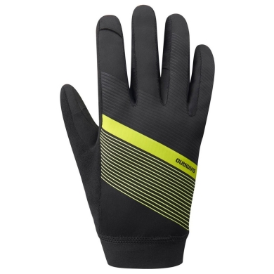 Rękawiczki Shimano Wind Control czarno-żółte