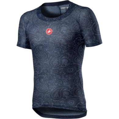 Podkoszulka z krótkim rękawem Castelli Pro Mesh niebieska