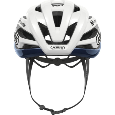 Kask rowerowy Abus StormChaser Movistar biały
