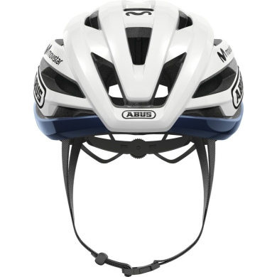 Kask rowerowy Abus StormChaser Movistar biały